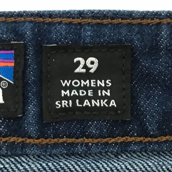 Patagonia Women's Straight Leg Jeans - Dark Blue - Picture 4 of 12